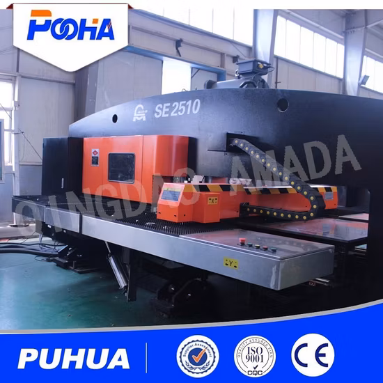 Punzonadora de torreta CNC servo de tipo cerrado