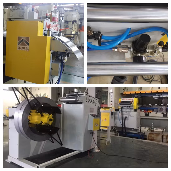 Máquina de alimentación de bobina de metal nivelador de alimentador de Uncoiler de tiras de acero inoxidable 3 en 1